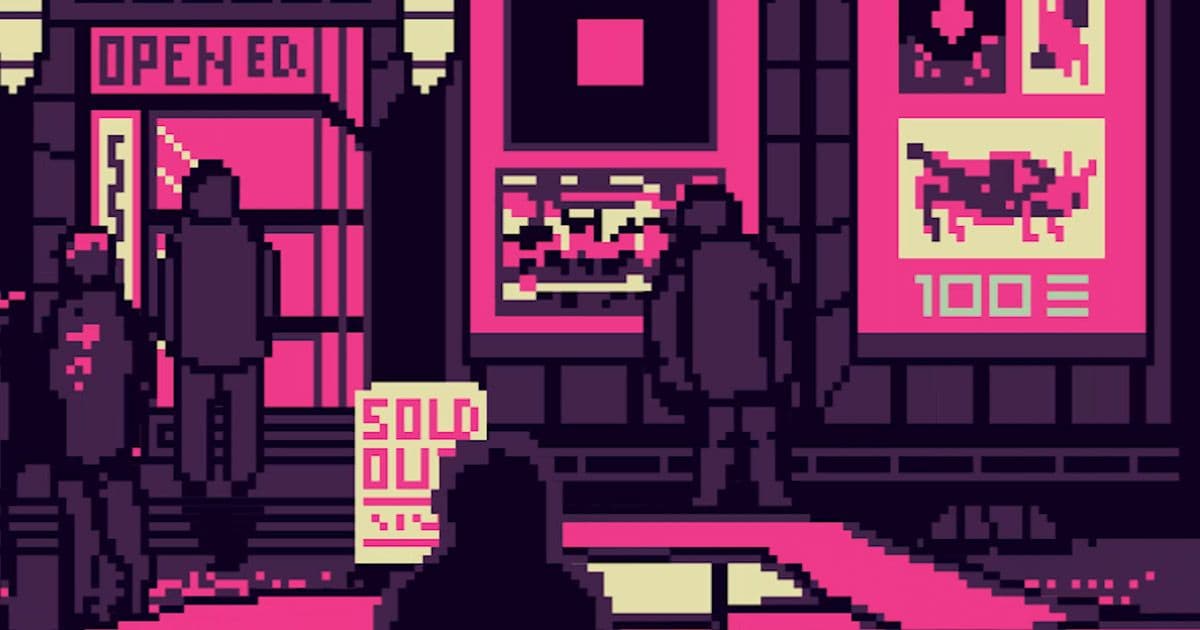 Pareto Principle in Cryptoart