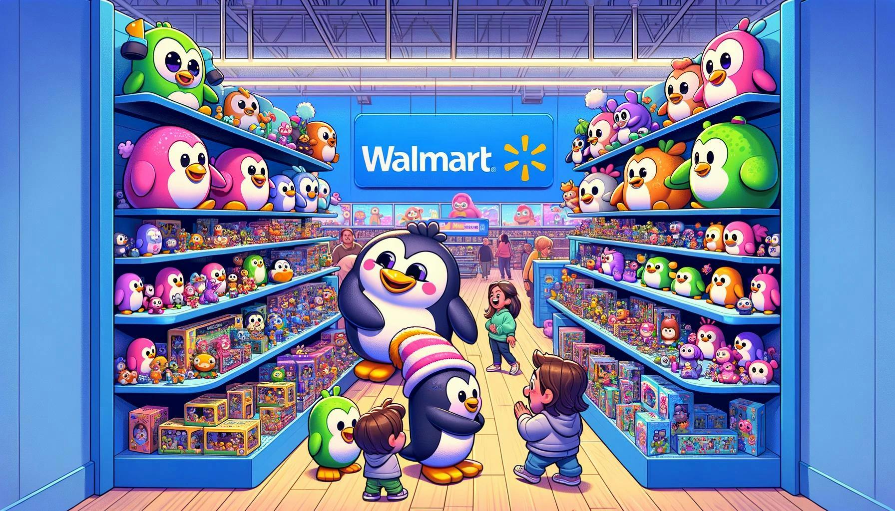Pudgy Penguins Waddle into Walmart