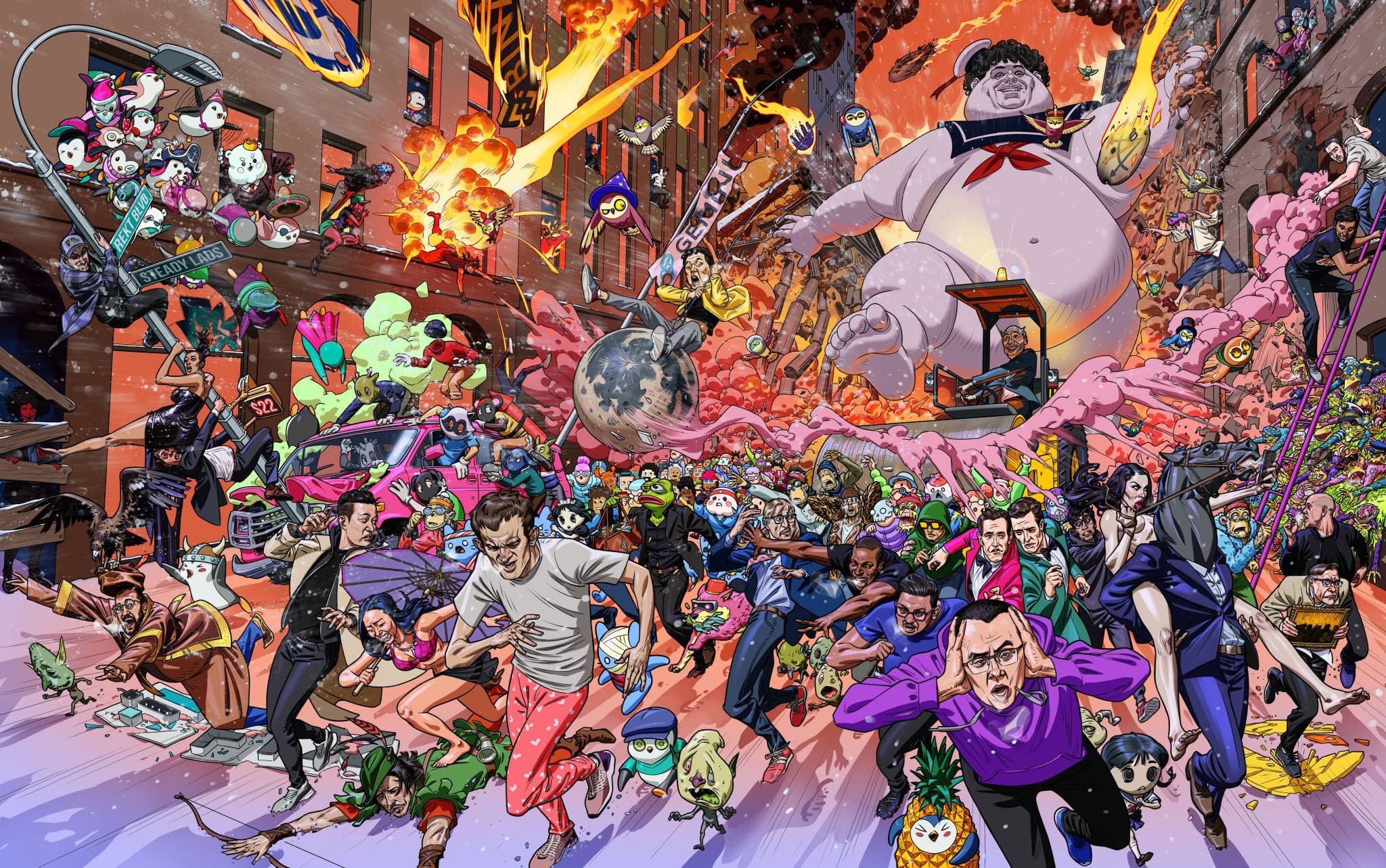 "The Survival Game": A Digital Odyssey through the Crypto Market's Emotional Landscape