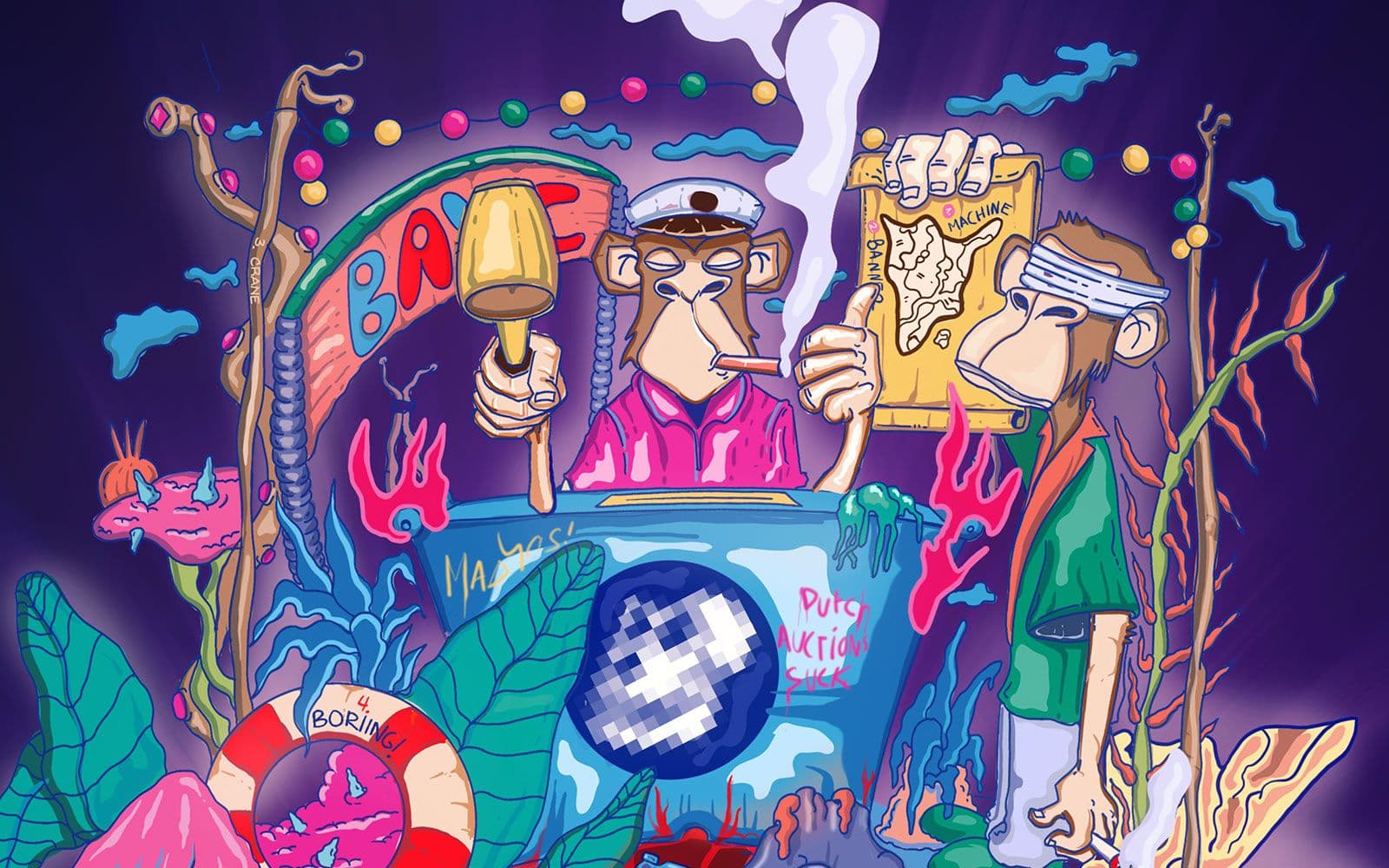 Gas Wars and Failed Transactions: The True Cost of Otherdeeds